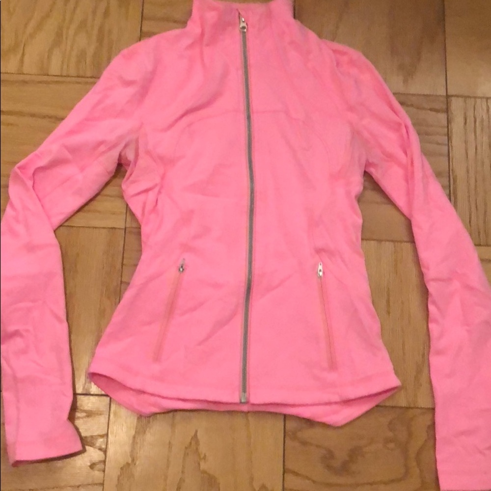 Lululemon neon pink jacket size 4
